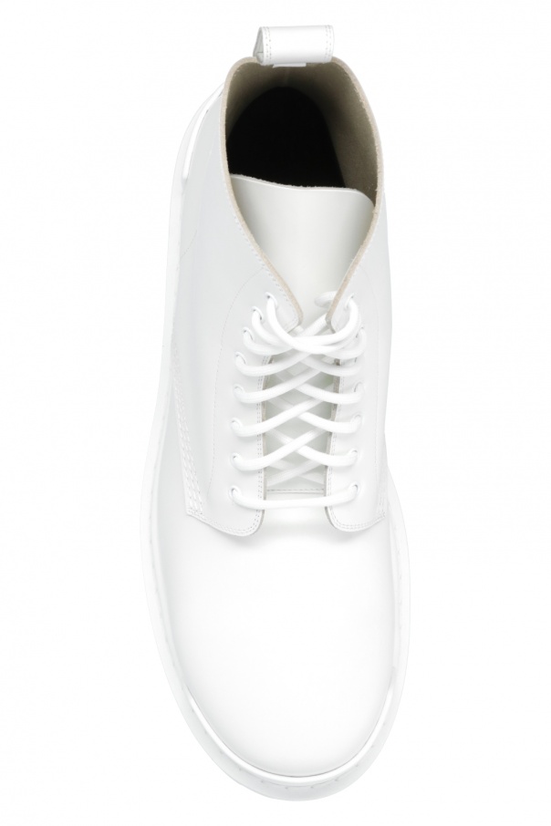 Balenciaga ホワイト 長靴 バレンシアガ Strike レザーショートブーツ 靴/590974/37